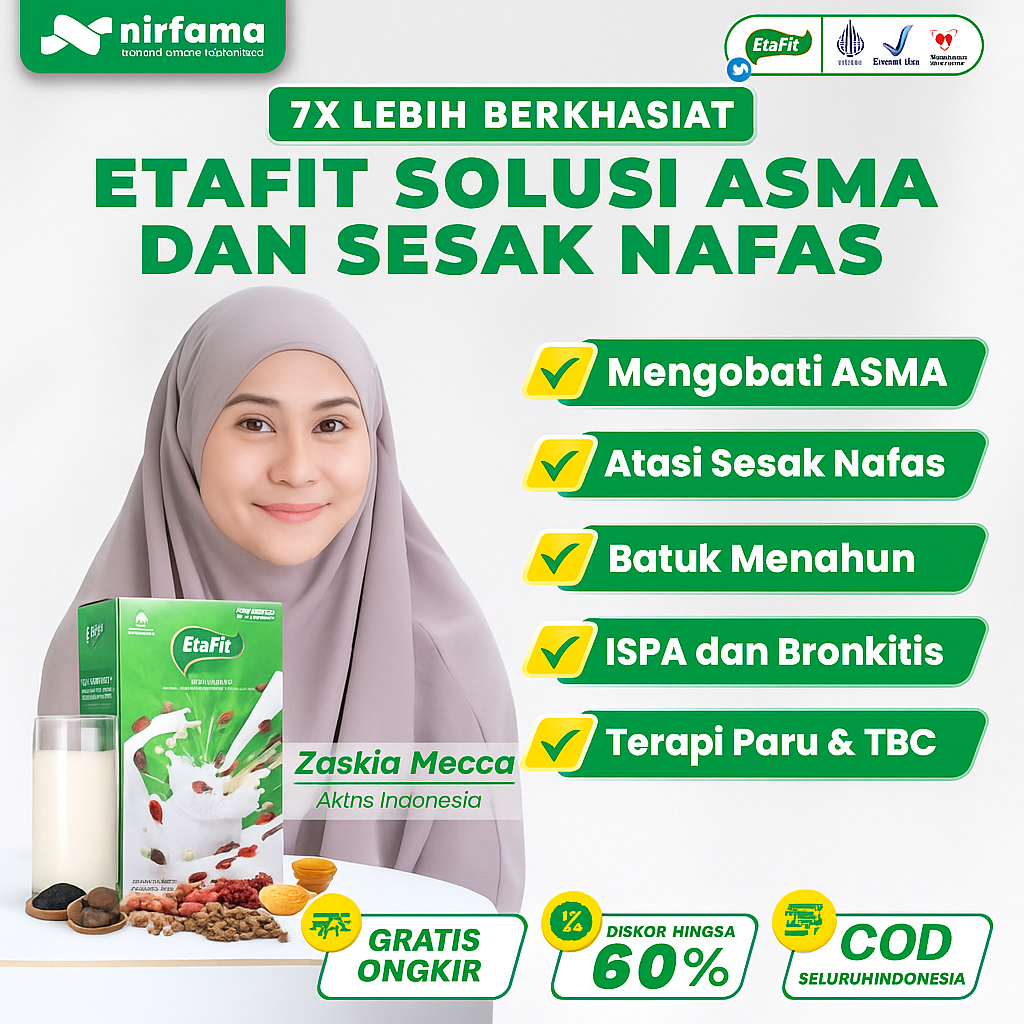 

ETAFIT - Solusi Atasi Asma Sesak Nafas - Susu Kambing Etawa Bubuk Asli 100% Murni Original