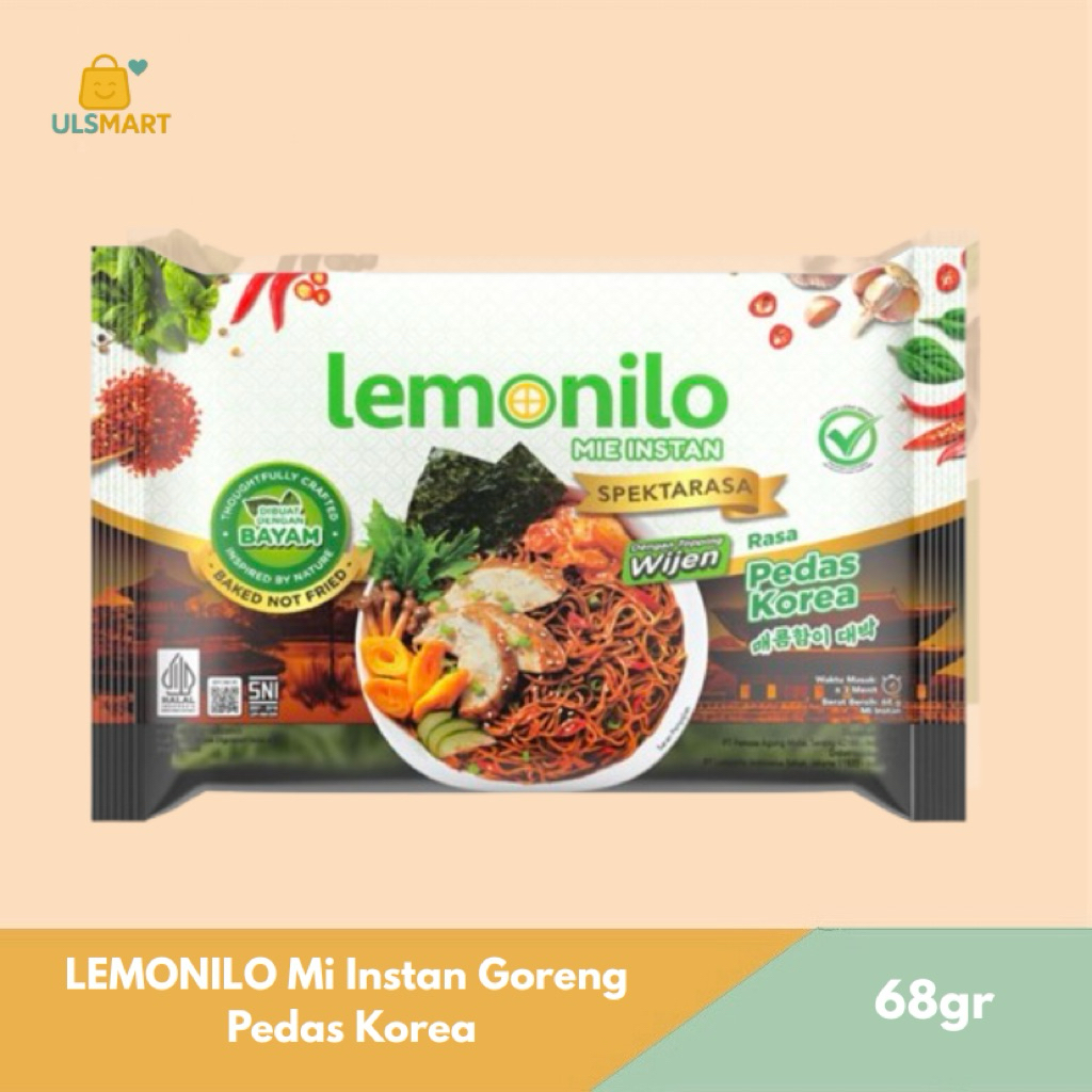 

LEMONILO Mie Instan Goreng Pedas Korea 68 g