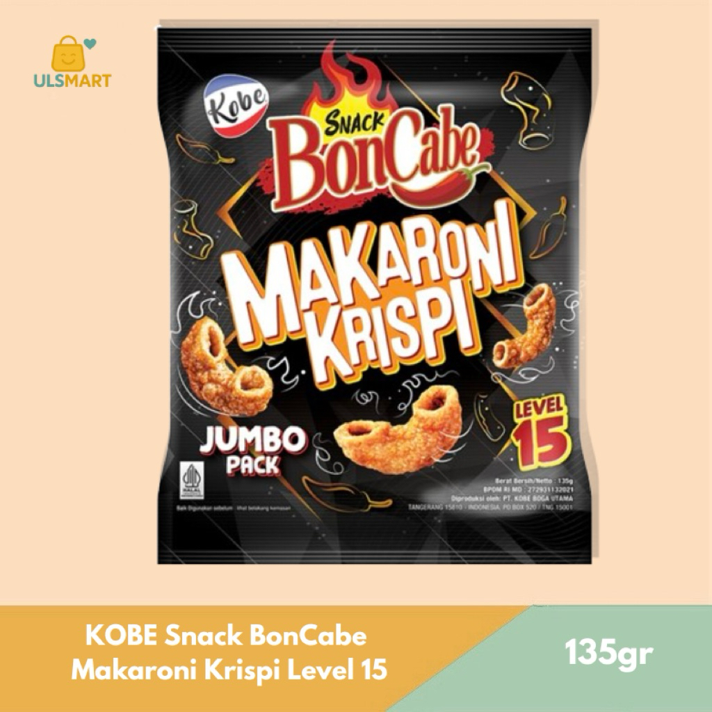 

KOBE Snack BonCabe Makaroni Krispi Level 15