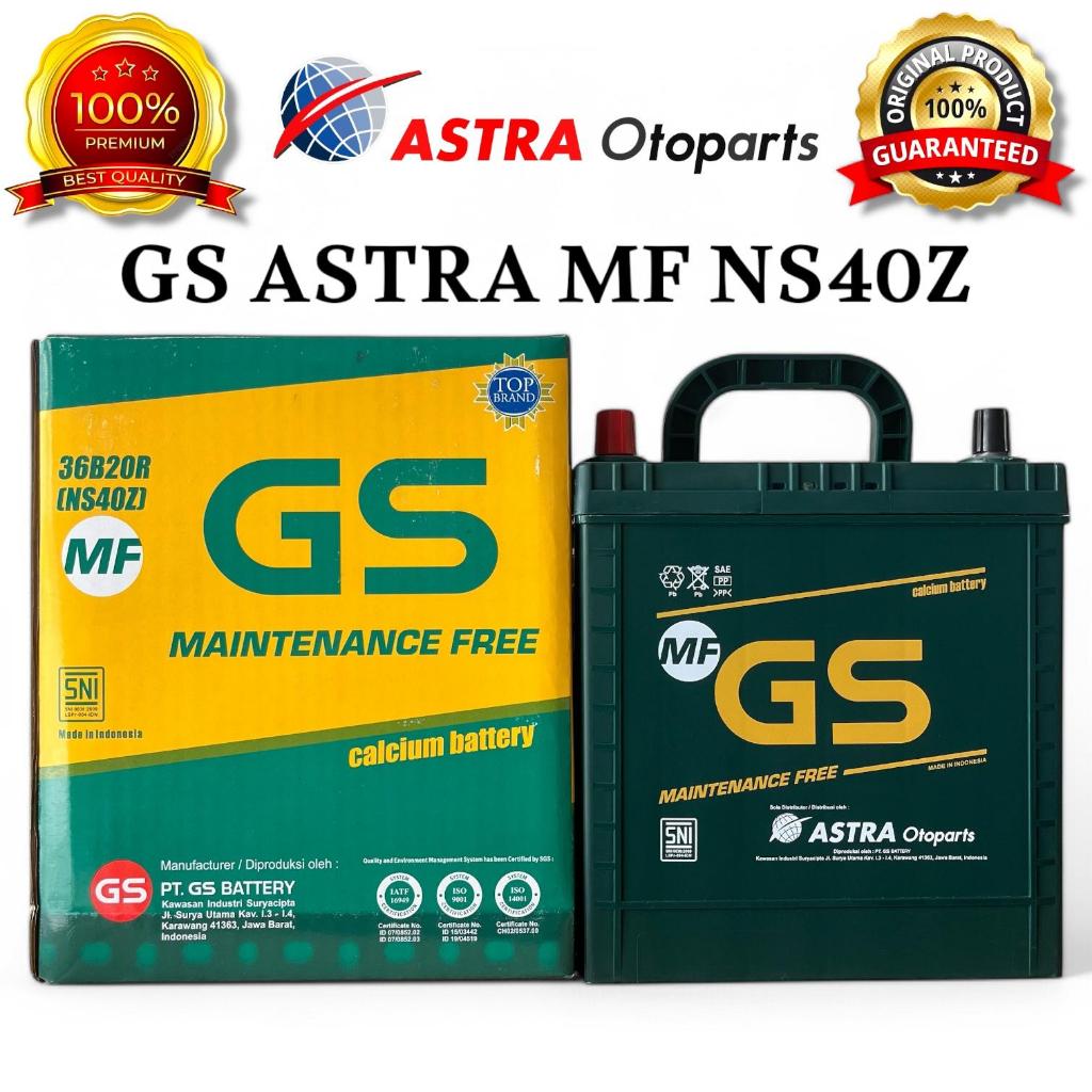 Aki Mobil GS Astra NS40Z Original 35Ah 12V – Avanza, Xenia, Veloz, Rush, Terios, APV, Carry, Vitara