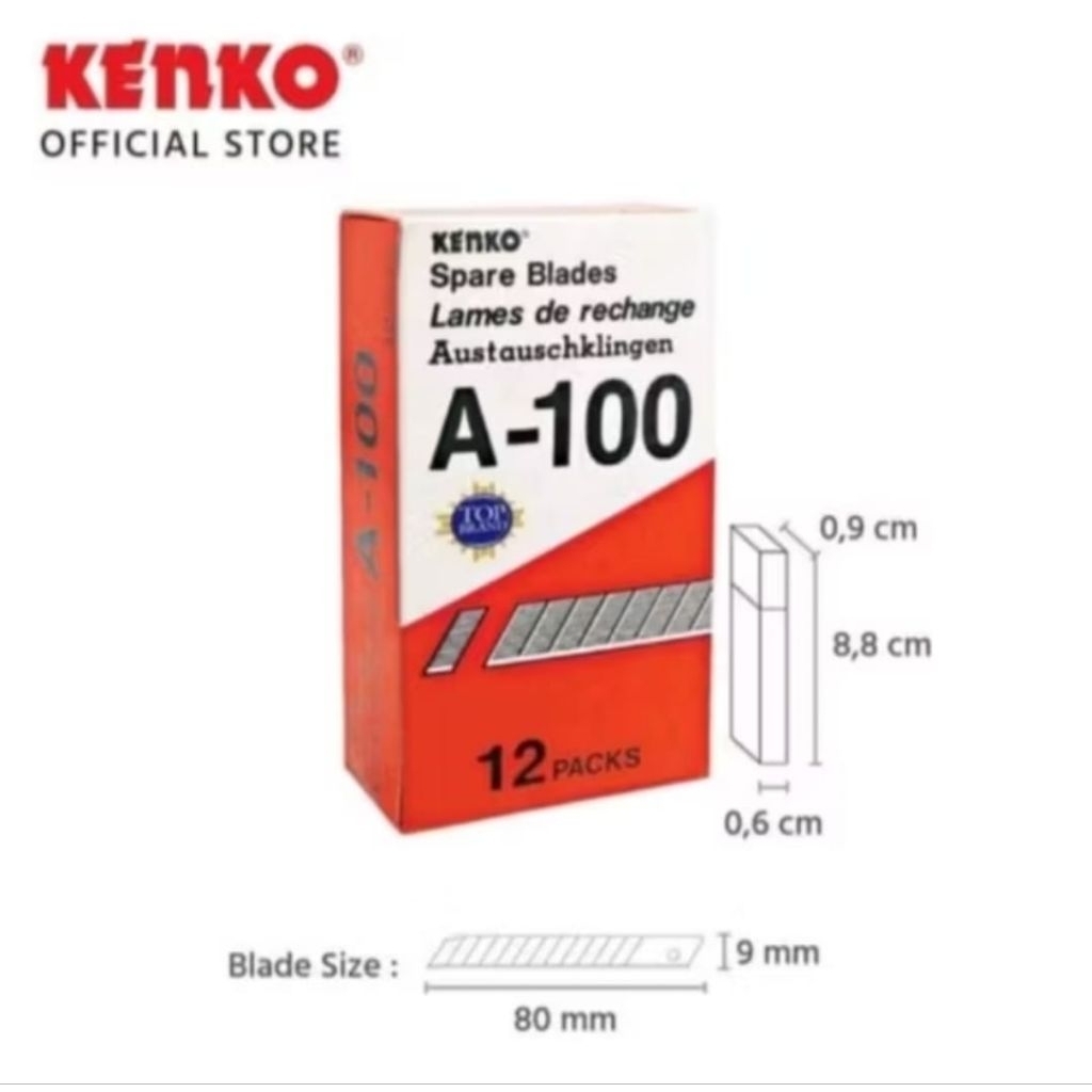 

Isi Cutter kecil Kenko A 100