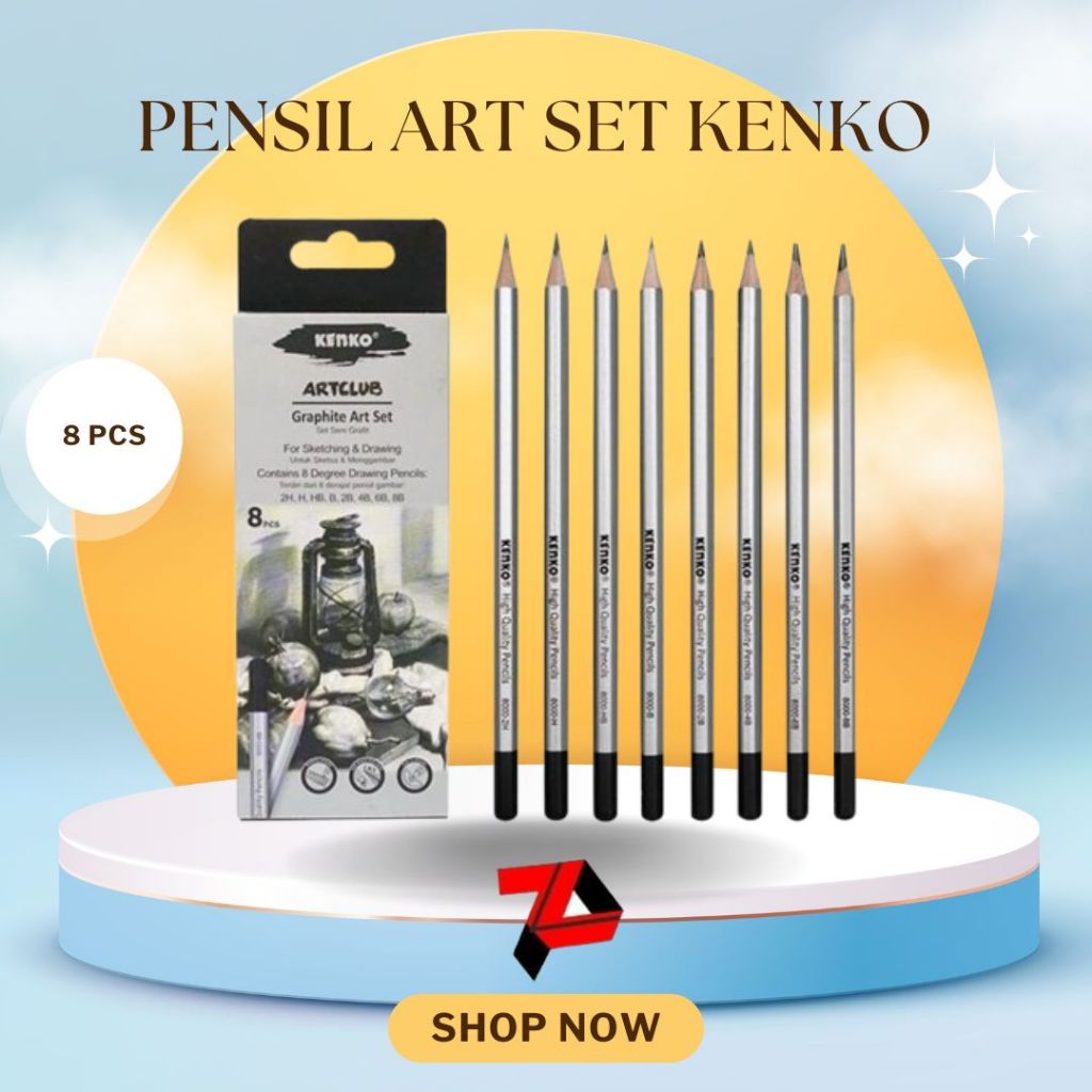

Pensil Art Set Kenko isi 8 pcs (pack)