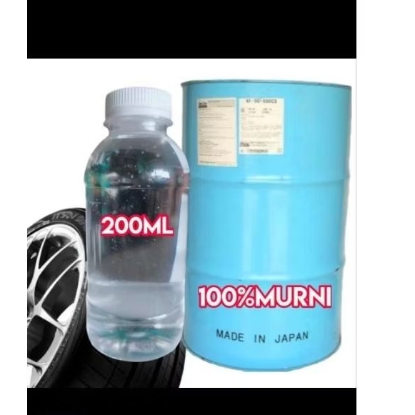 silicon oil/ silicon oil shinetsu / pengkilap body kendaraan/ pengkilap ban motor / penghitam body m