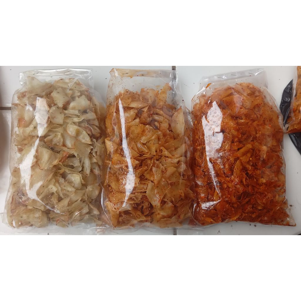 

KERIPIK SINGKONG KRIWIL EKSTRA PEDAS GURIH