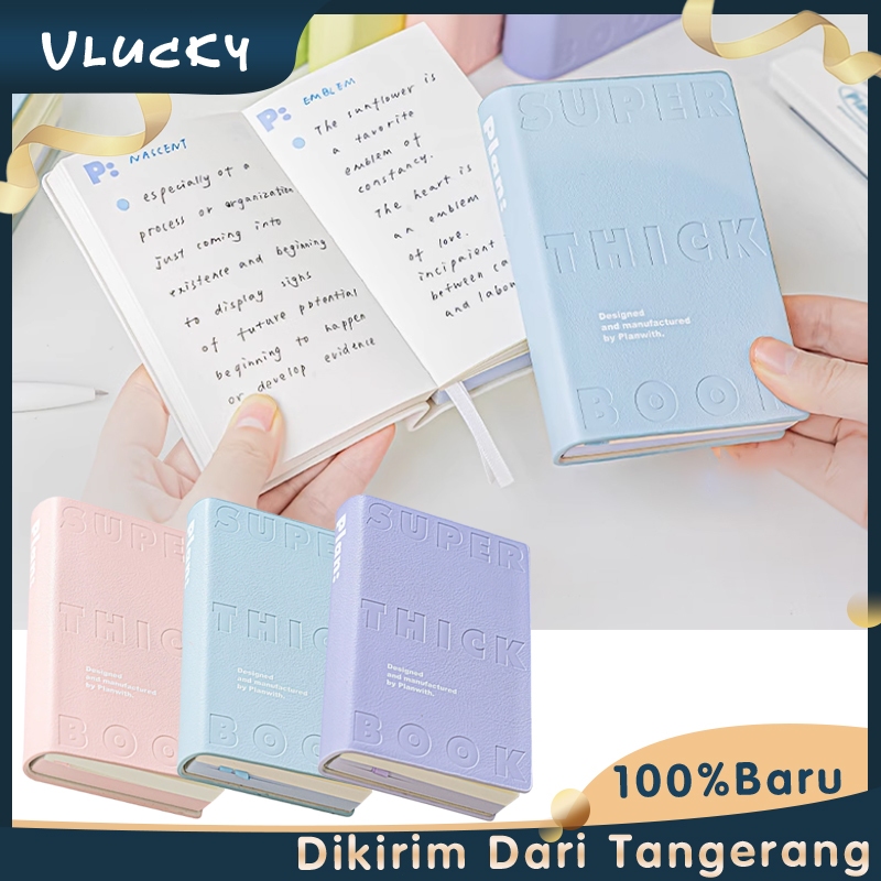 

Note Pad Mini Leather 80*123mm Pocket Book Buku Note Kecil Aesthetic Portable