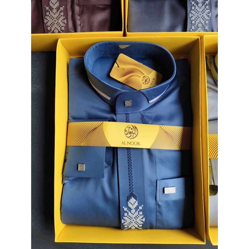 Jubah/ Gamis pria al noor Premium manset
