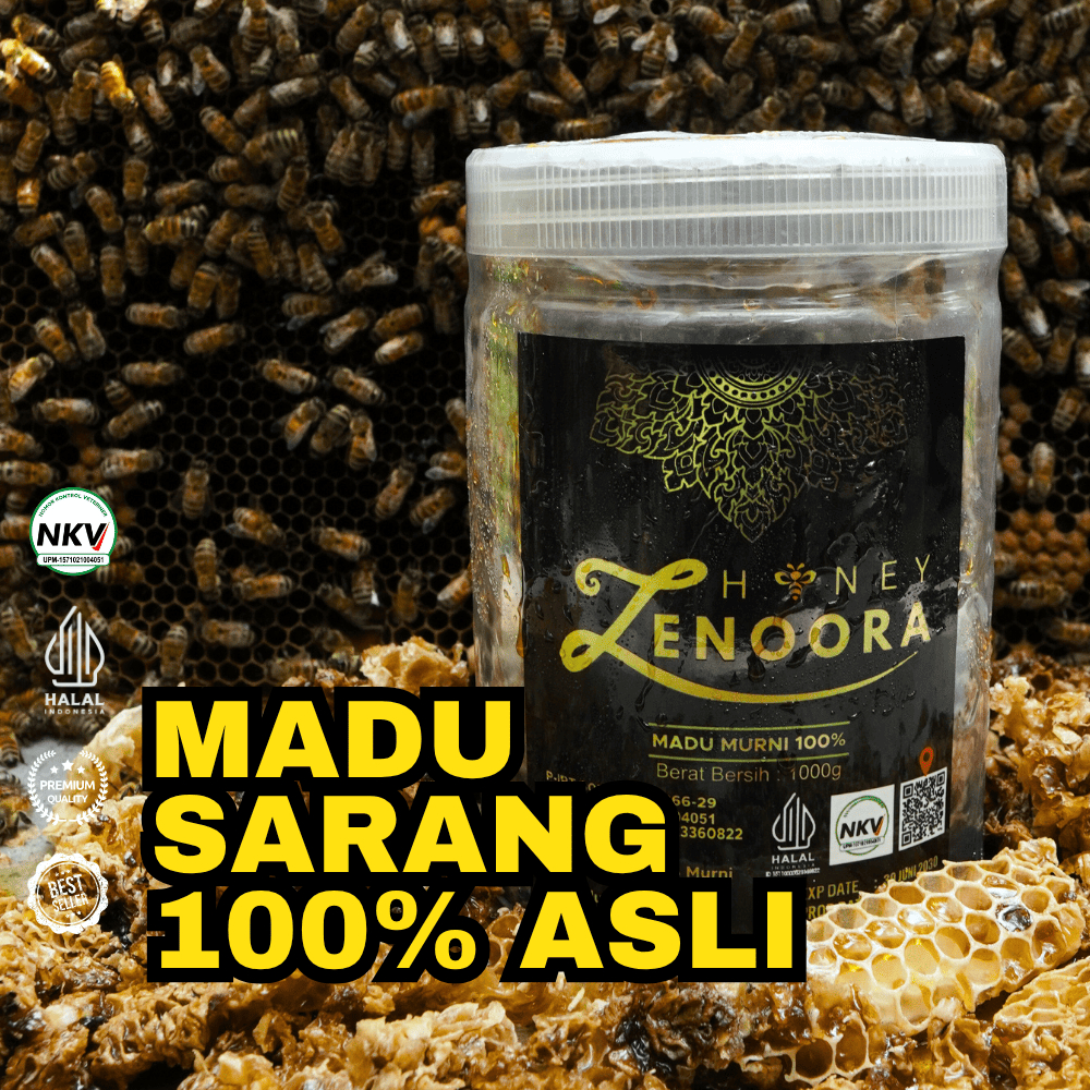 

Madu Sarang Premium 100% Asli Lebah Melifera 600gr - Nektar Akasia
