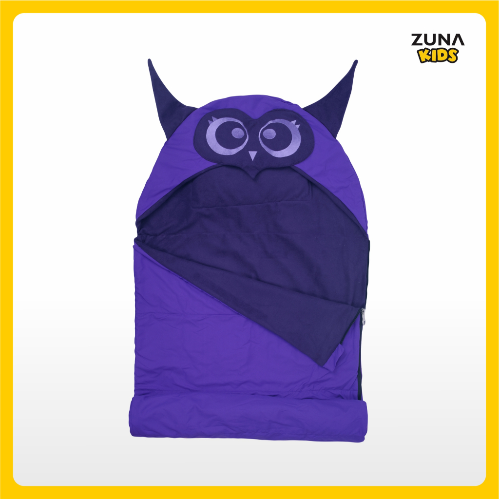 Zuna Sleeping Bag Kids Owl / Kantong Tidur Anak Untuk Hiking / Outdoor / Camping