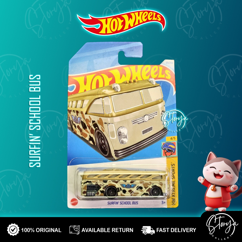 Hot Wheels HW SURFIN' SCHOOL BUS