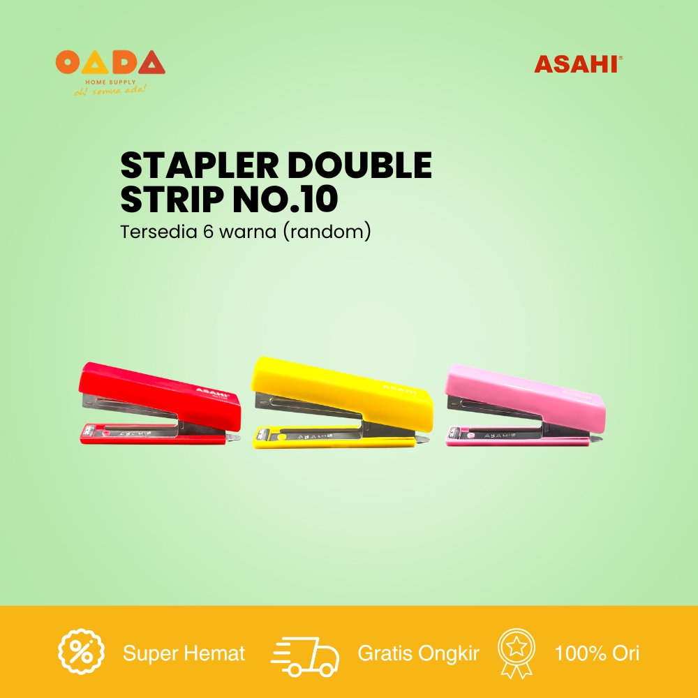 

ASAHI Stapler Staples Double Strip No. 10 Warna Warni