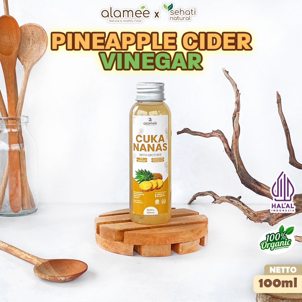 

Cuka Nanas Organik Pineapple Cuka Nanas Original Pineapple Cider Vinegar With Mother Buah Nanas