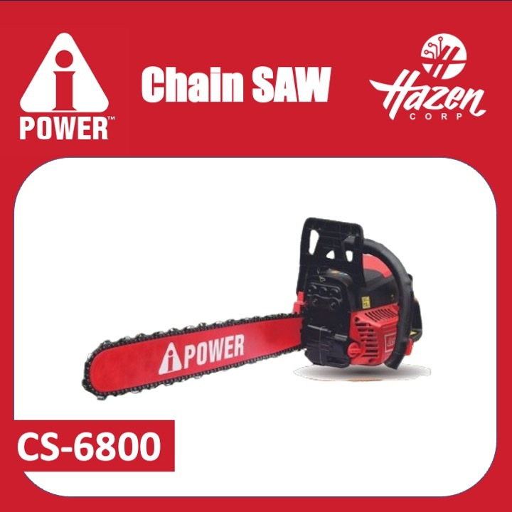 AiPower ChainSaw Gergaji Mesin Type CS-6800 by HAZENpower