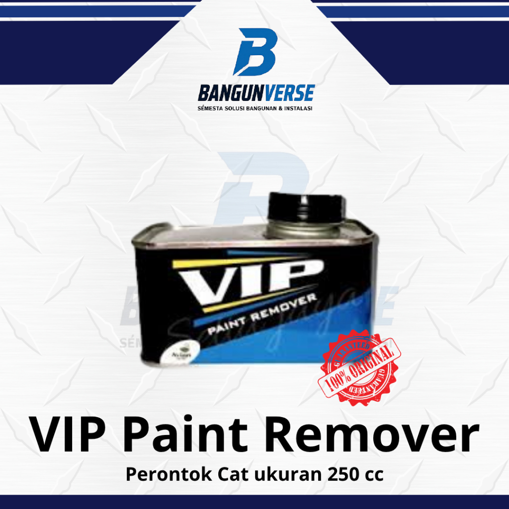 Vip Perontok Cat Paint Remover 250 Cc Besi Plastik Tembok / Paint Remover