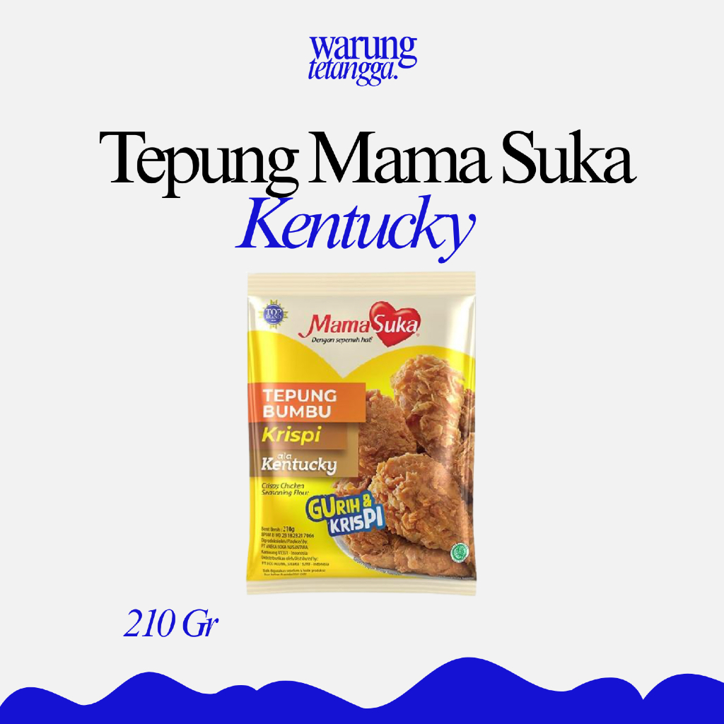

MAMASUKA TEPUNG BUMBU KENTUCKY 210 GR