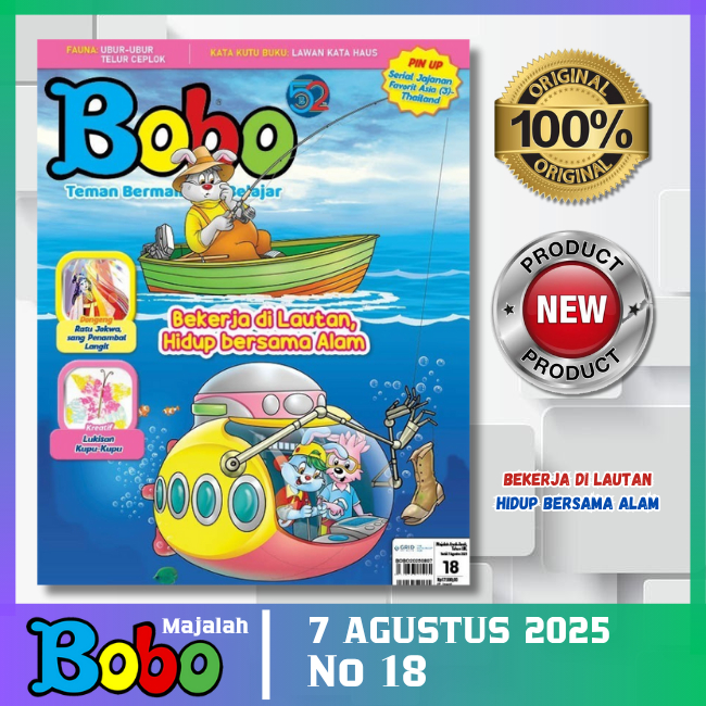 Majalah Anak Bobo Terbaru Edisi Agustus 2025
