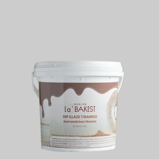 

La' Bakest / La Bakest Dip Glaze Tiramisu 1kg Pail + Bag
