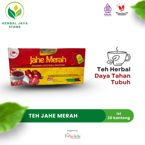 

Minuman jahe merah griya herba isi 20 kantong untuk daya tahan tubuh alami halal