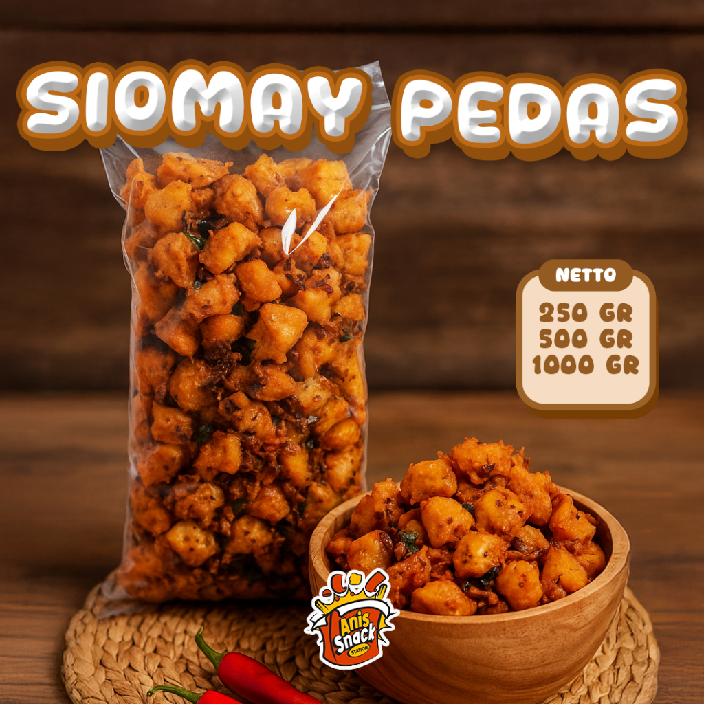 

Siomay Kering / Siomay Goreng Pedas dan Ori / Cemilan Untuk Makan Mie