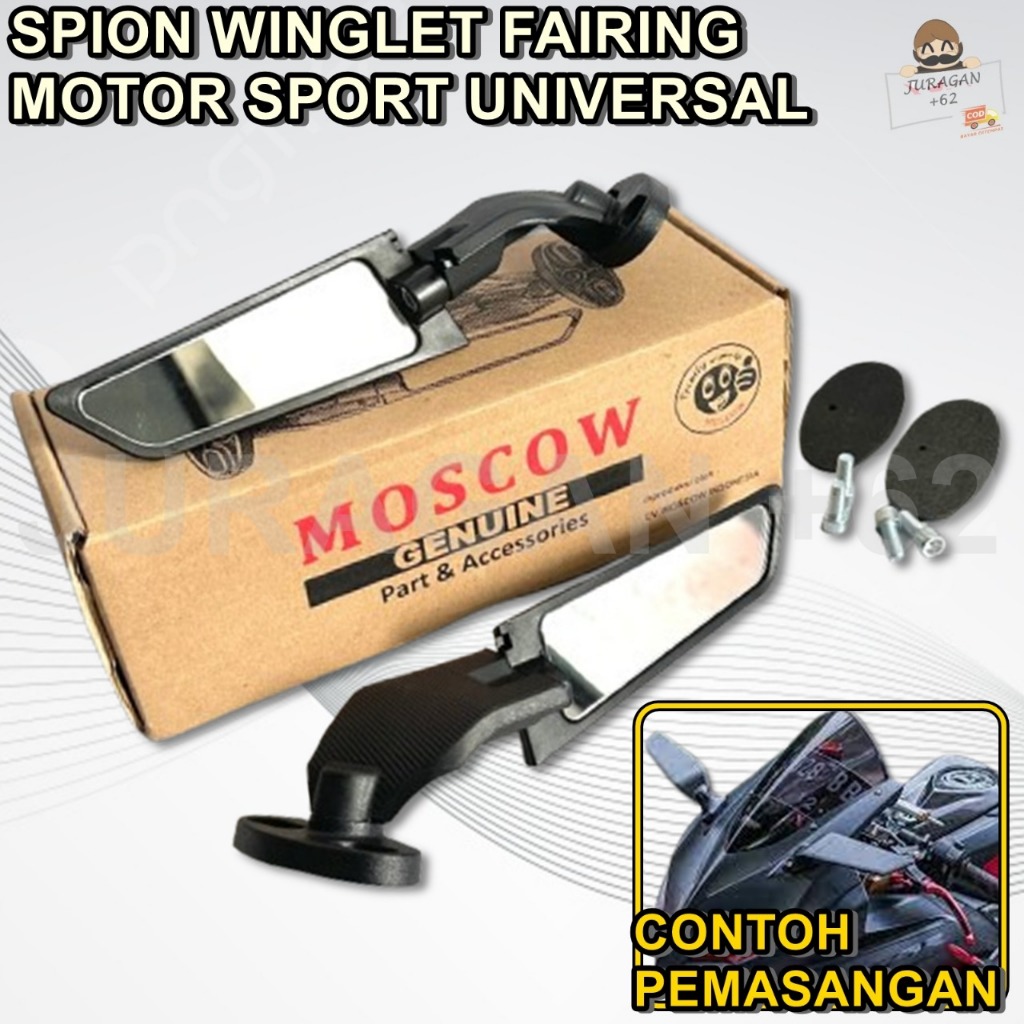 SPION WINGLET CBR NINJA R15 V3 V6 R6 YZF R1 R3 R25 KTM RC CF MOTO DUCATI NMAX XMAX