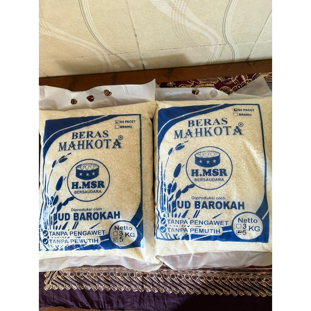 

beras mahkota 5 kg