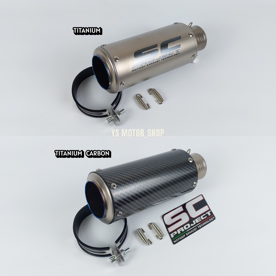Knalpot Sc Project Titanium Exhaust