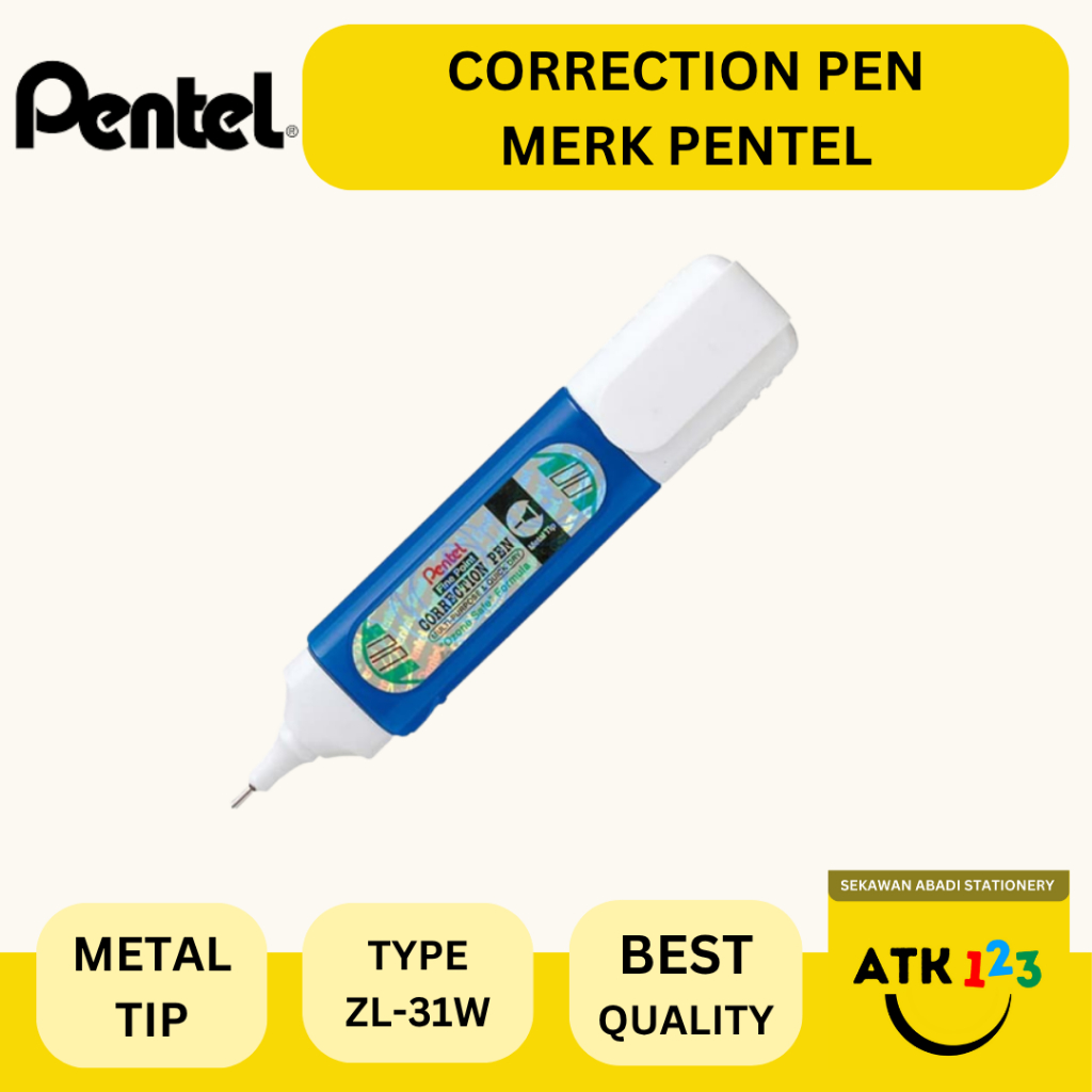 

PENTEL Correction Pen / Stipo Cair Pentel Fine Point ZL-31W