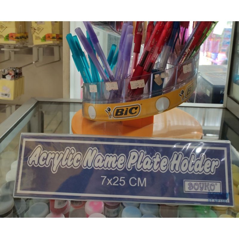 

ACR NAME PLATE BOYKO 7X25