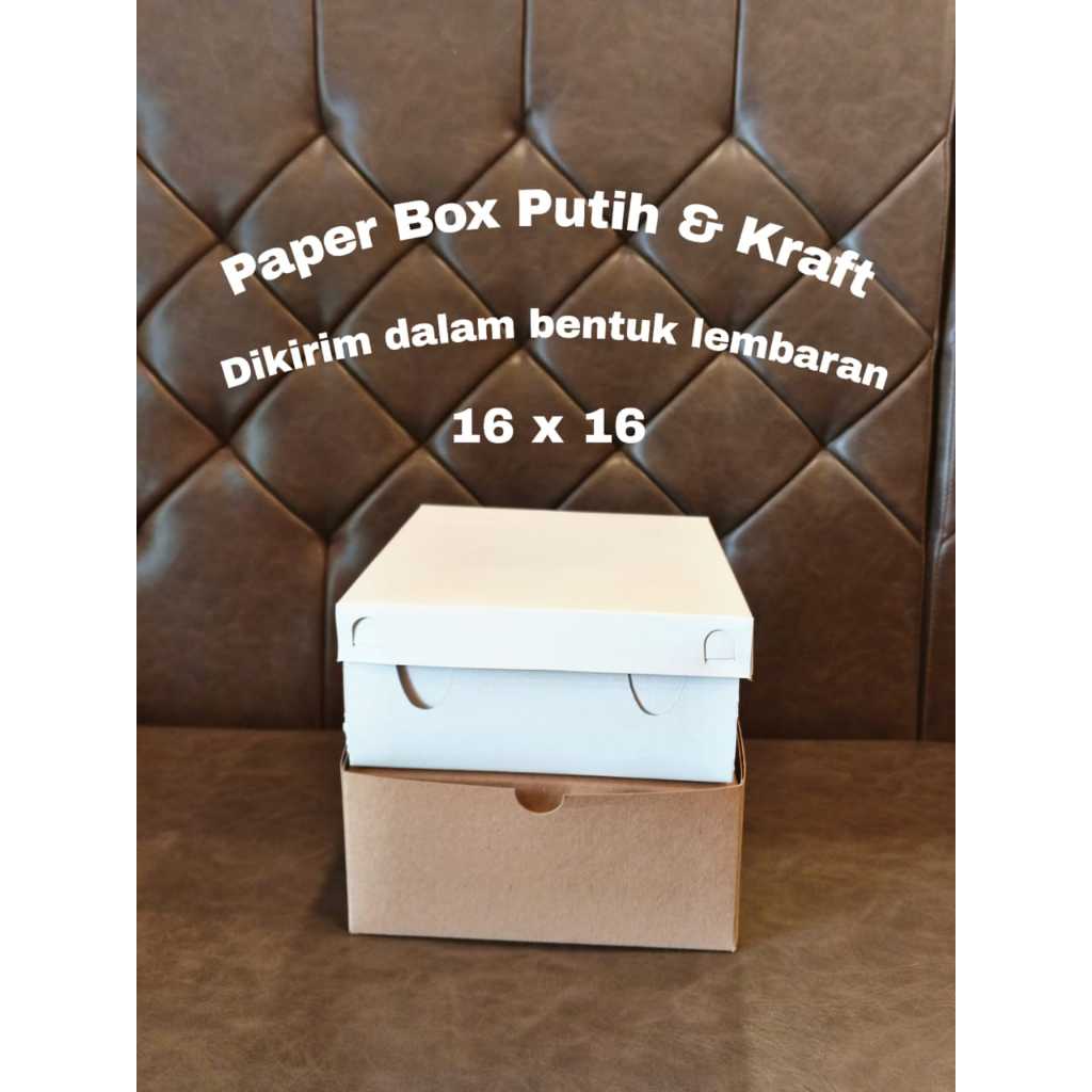 

BOX NASI 16x16 / KARDUS NASI BOX KEKINIAN / DUS BOX CATERING / DUS BOX ACARA 16 x 16