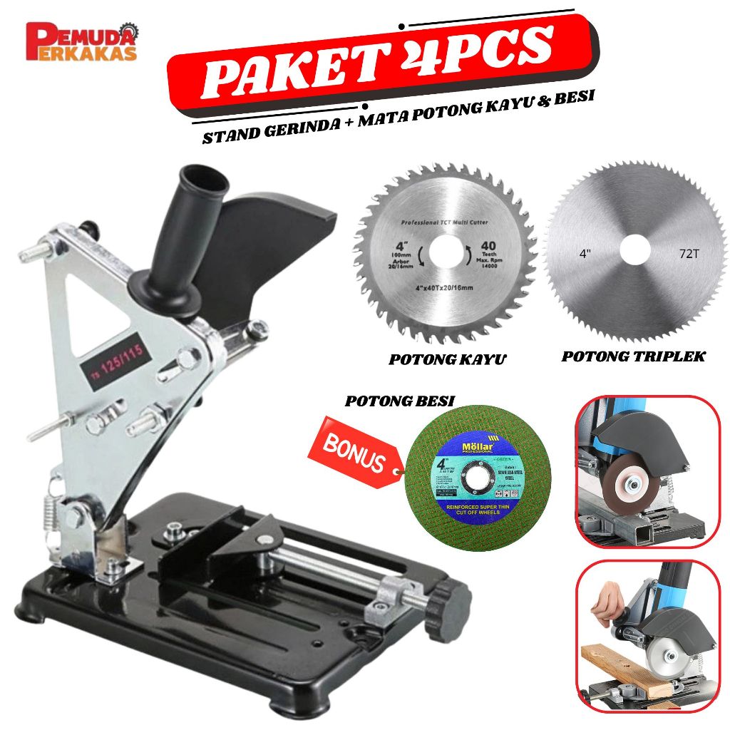 PAKET LENGKAP Stand Dudukan Gerinda Tangan stand grinder stand gerinda penyangga mesin gerinda denga