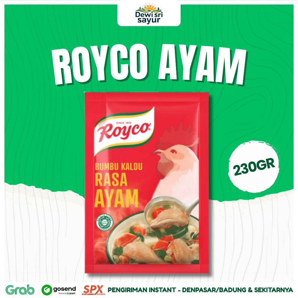 

Royco Ayam 230gr – Dewi Sri Sayur
