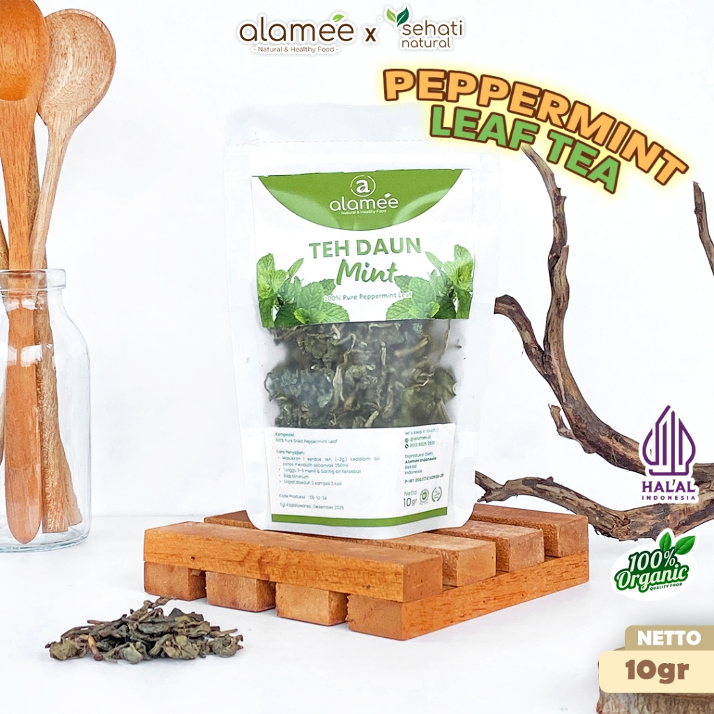 

ALAMEE Peppermint Tea Teh Daun Mint Organik Pappermint Papermint Kering Dried 10gr
