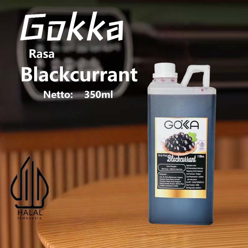 

Gokka Sirup Blackcurrant 1L - Minuman Segar Rasa Blackcurrant / Blackcurrant Syrup