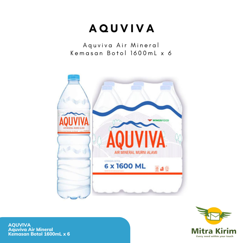 

Aquviva Air Mineral Kemasan Botol 1600mL x 6