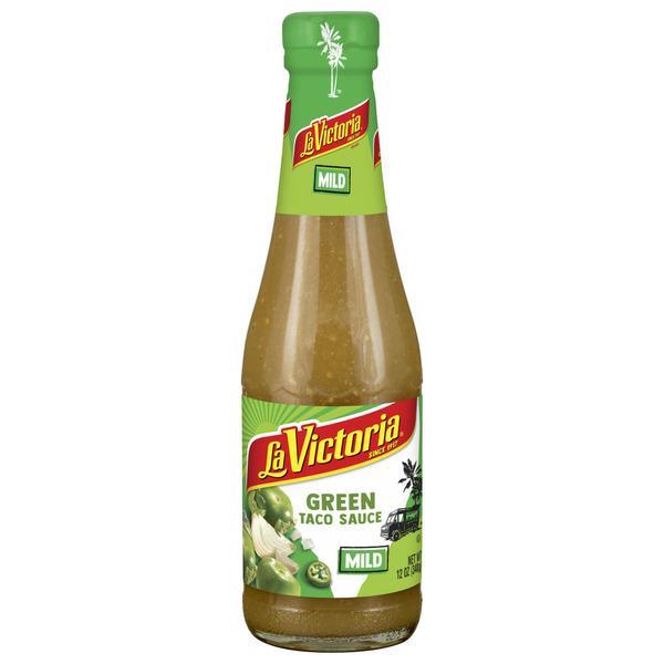 

La Victoria Green Taco Sauce Mild Salsa Verde Tomatillo Sauce Saus Bumbu Cabe Hijau Pedas Import