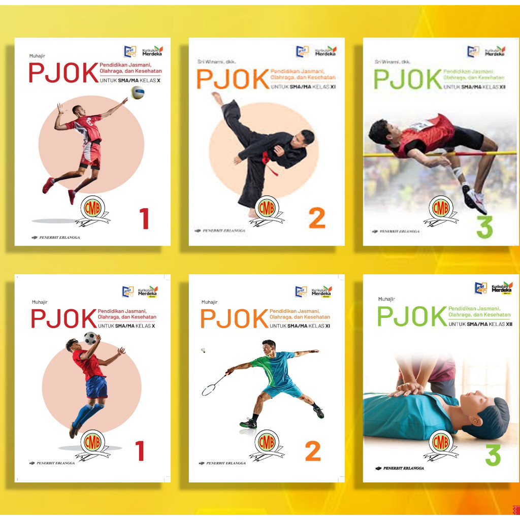 [PENERBIT ERLANGGA] PJOK KELAS 10, 11 & 12 KURIKULUM MERDEKA & REVISI