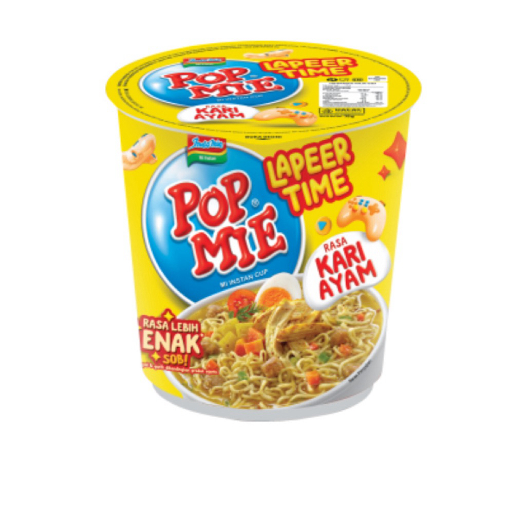 

Pop Mie Rasa Kari Ayam 75g – Kuah Kari Gurih Pedas