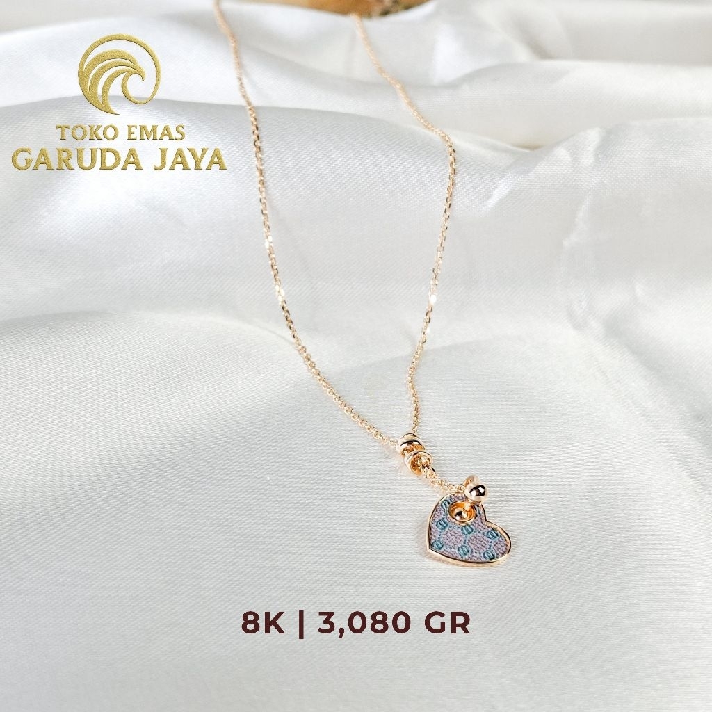 KALUNG CHARM AMORA BLEU 8K | KALUNG EMAS 8K | KALUNG 3 GR