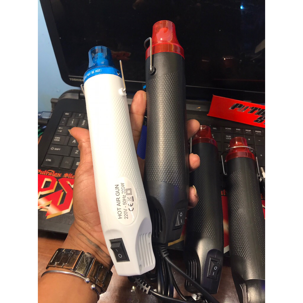 hot-gun alat bantu pasang sticker hot-gun mini
