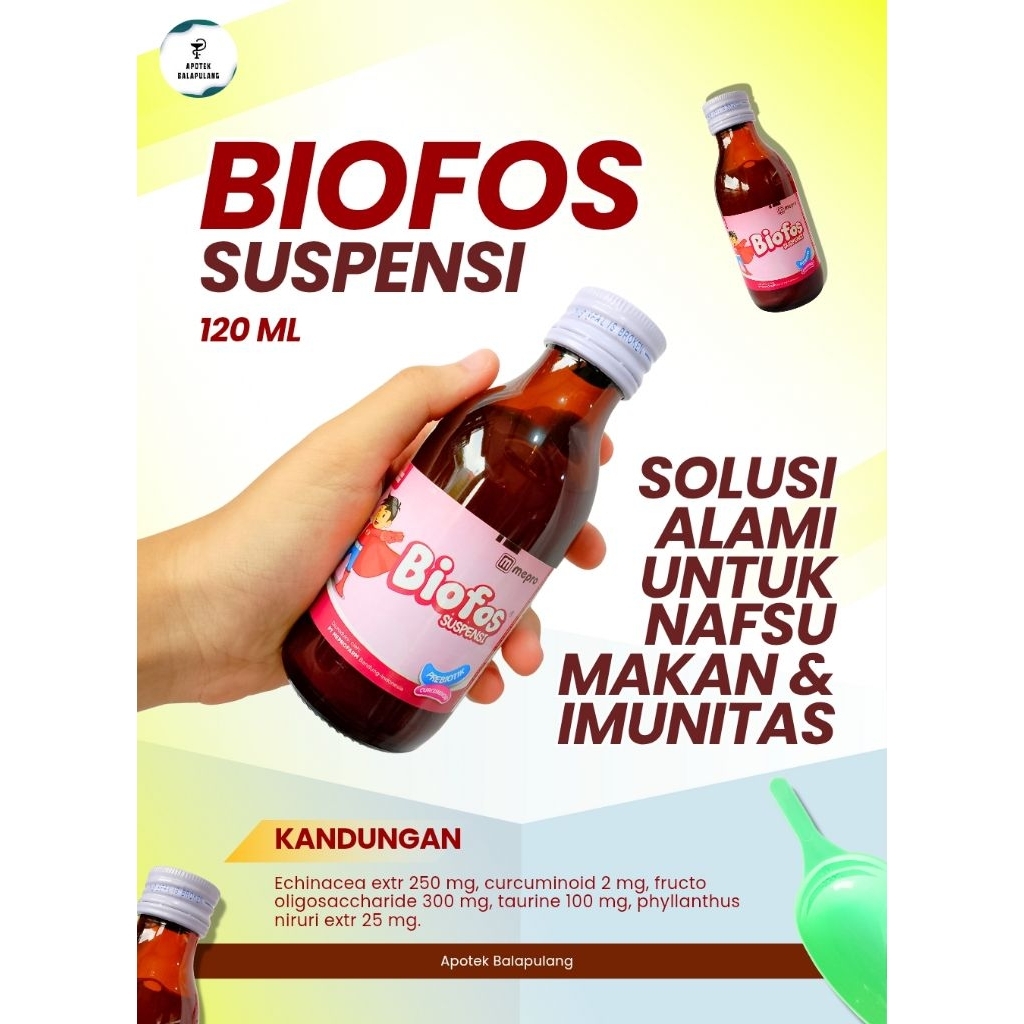 

BIOFOS Suspensi sirup @120ml/botol
