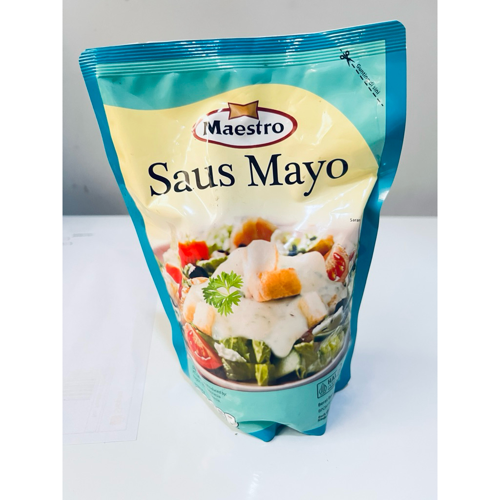 

Maestro saus mayo Eko pouch 500gr || saus mayo maestro