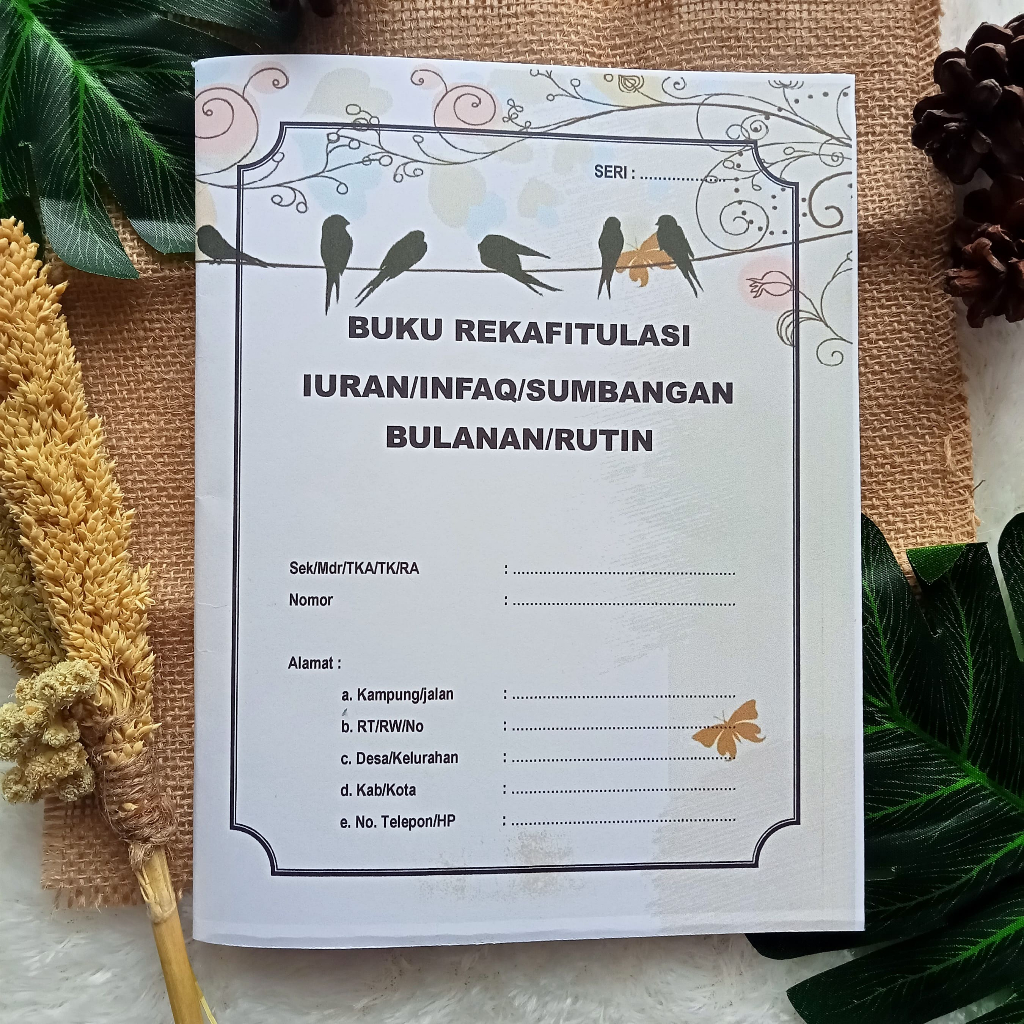 

ES88 BUKU REKAPITULASI IURAN/INFAQ/SUMBANGAN DLL