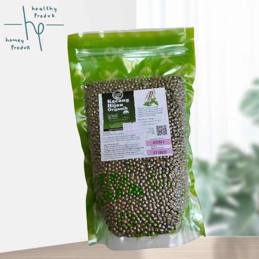 

Lingkar Organik | KACANG HIJAU ORGANIK | 500gr