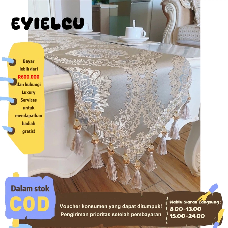 Eyre Taplak Meja Gaya Eropa Terbaru - Koleksi Mewah untuk Dekorasi Ruang Tamu & Meja Makan