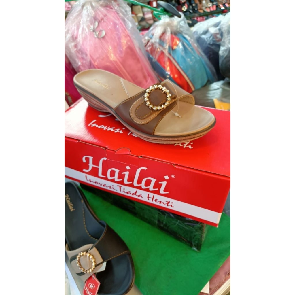 sandali hailai wedges rendah gasper