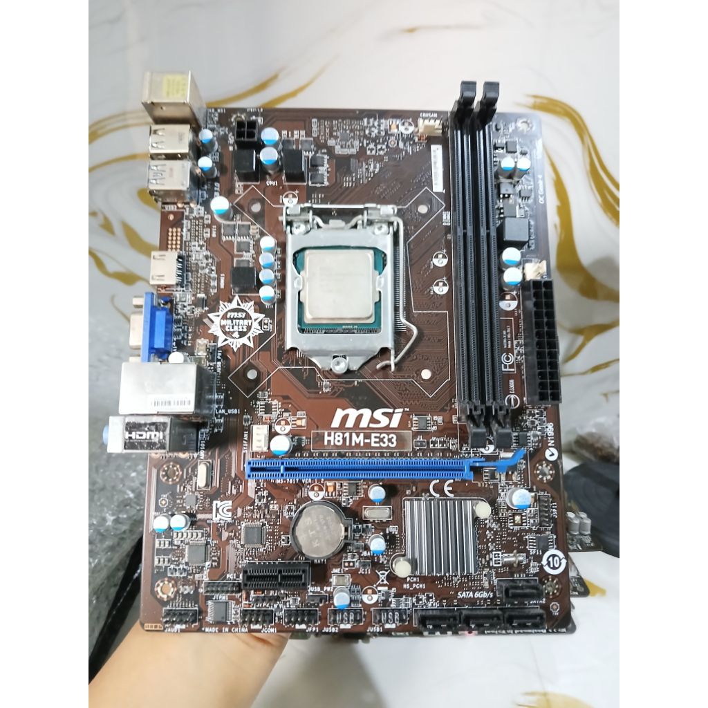 MOTHERBOARD MSI H81M-E33
