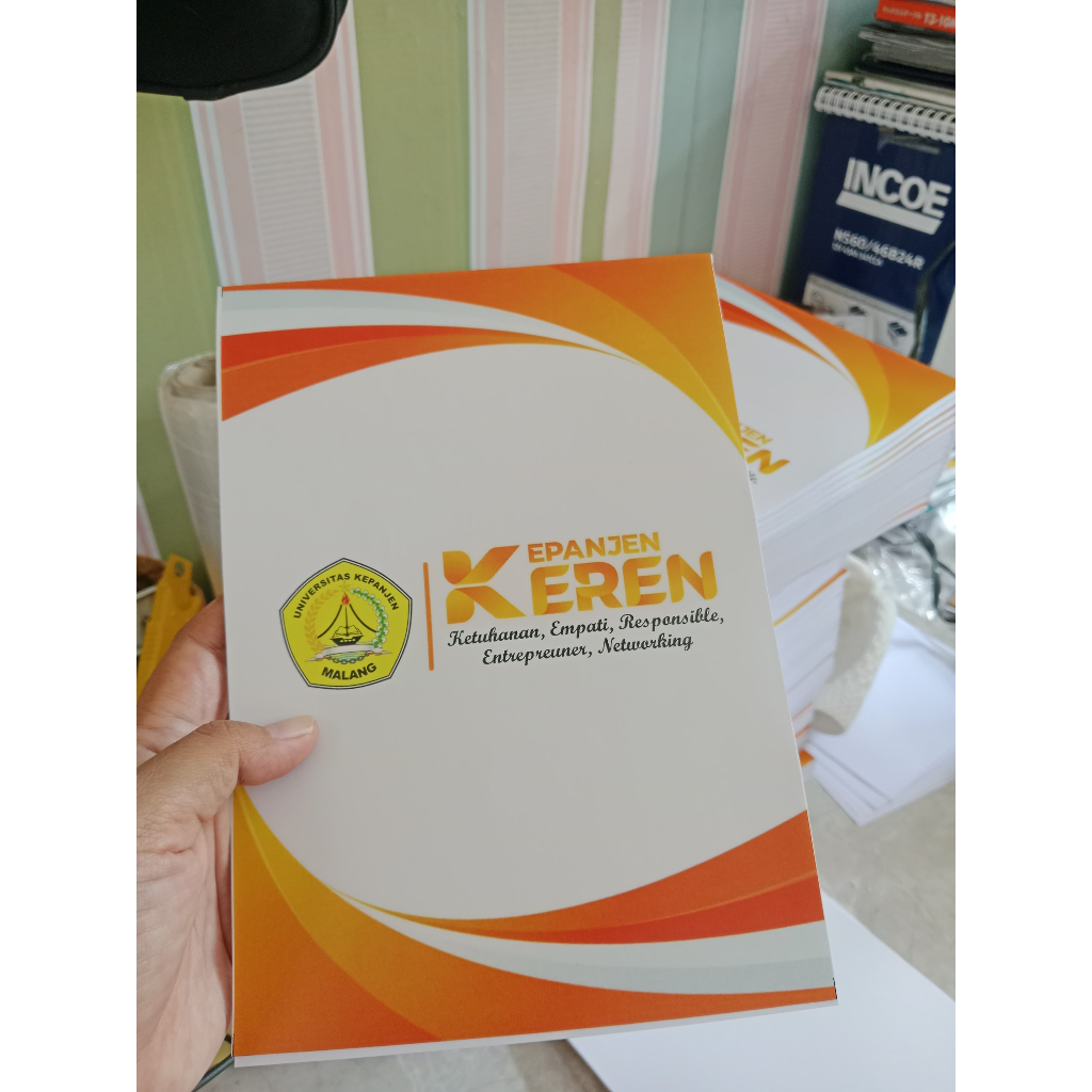 

BLOCKNOTE CUSTOM A5 MURAH SOUVENIR SEMINAR/BRANDING/PERNIKAHAN