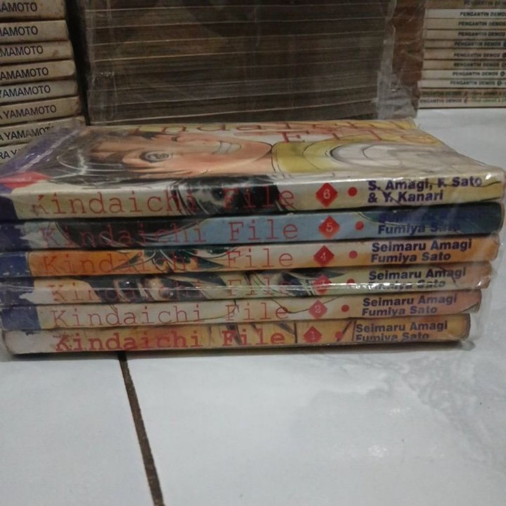 komik kindaichi file 1-6 tamat kondisi bagus