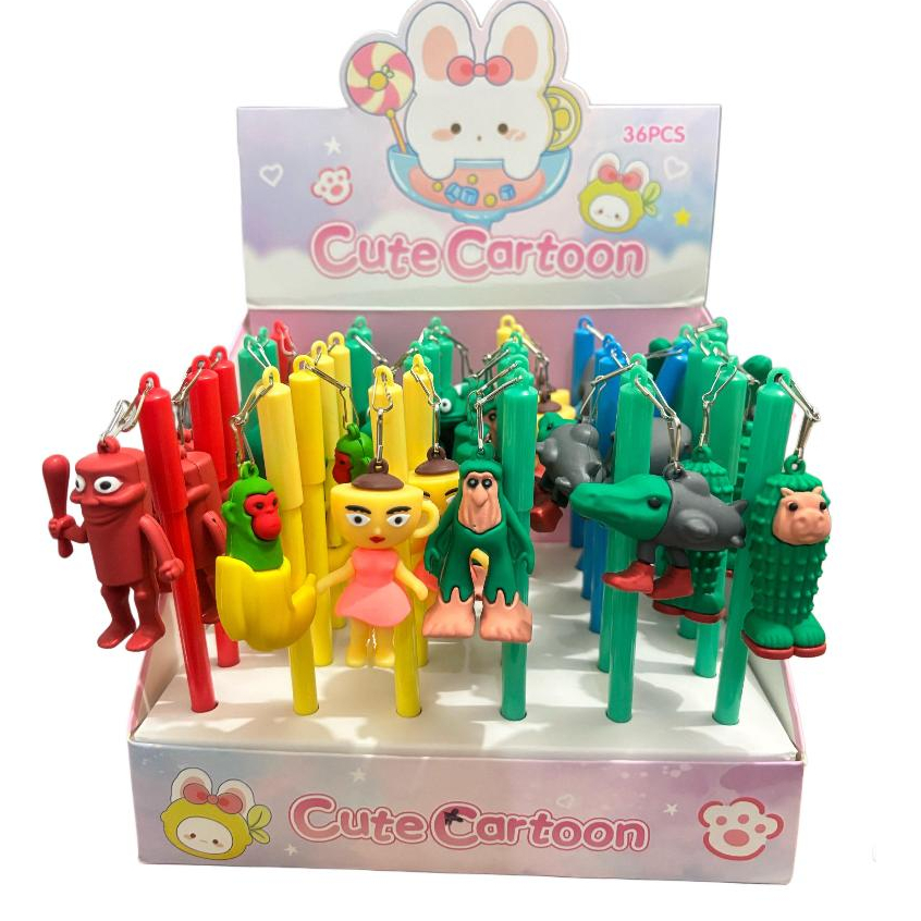 

Pulpen Karakter Lucu / Pulpen Akrilik / Pulpen 10 Warna Karakter / Pensil karakter