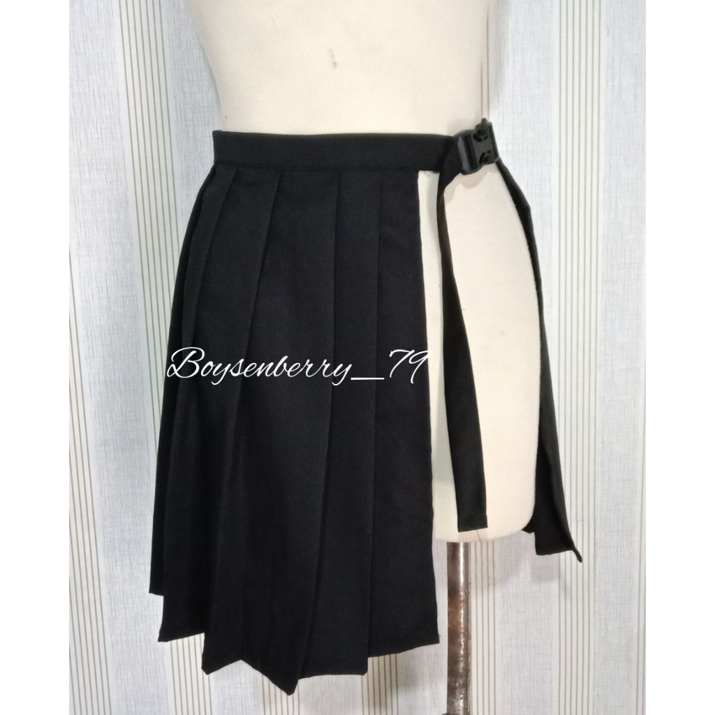 Half Skirt Korean Style Rok Korea Kostum Lisa Blackpink Dance Cover Kpop