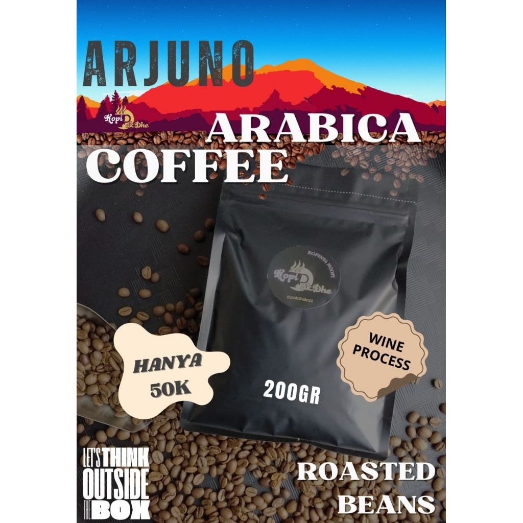 

Roast Beans Kopi Arabika Arjuno WineProcess
